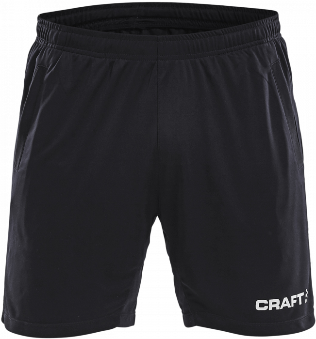 Craft - Progress Practice Shorts Youth - Zwart & wit