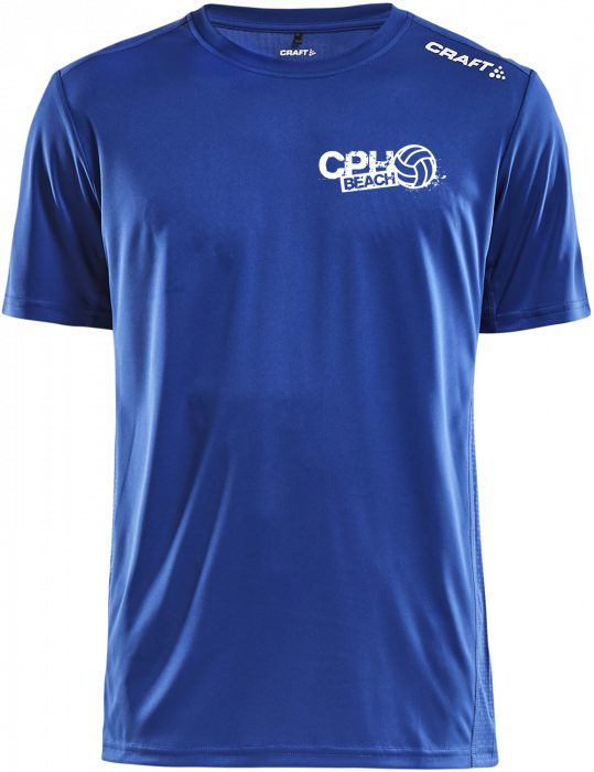 Craft - Cb T-Shirt Men - Royal Blue & wit