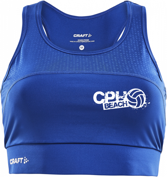 Craft - Cb Sports Bra - Royal Blue & weiß