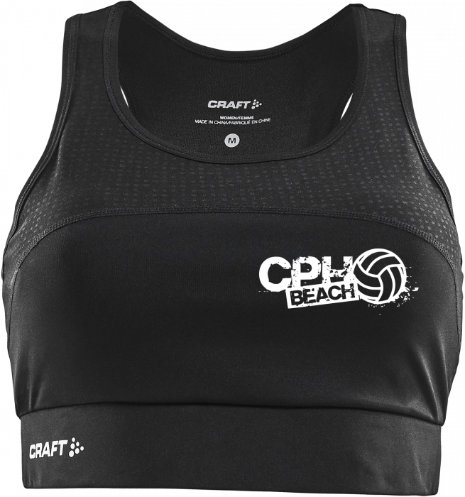 Craft - Cb Sports Bra - Czarny & biały