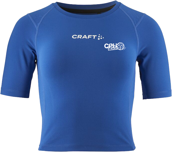 Craft - Cb Crop Tee Women - Club Cobolt