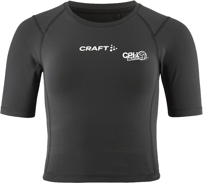 Craft - Cb Crop Tee Women - Czarny